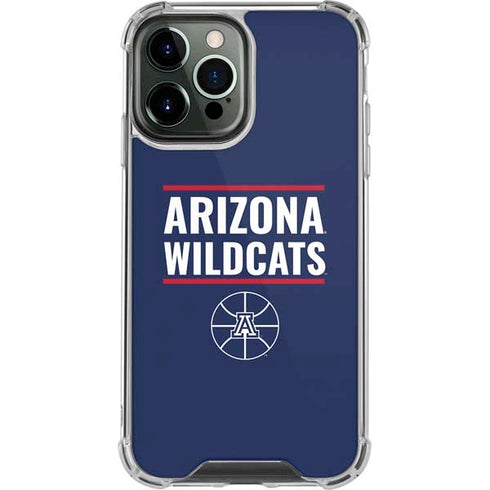 University of Arizona Wildcats Basketball Mark iPhone 13 Pro Max Clear Case
