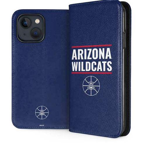 University of Arizona Wildcats Basketball Mark iPhone 14 Plus Folio Case