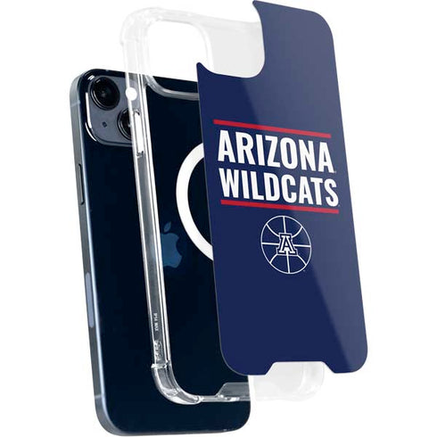 University of Arizona Wildcats Basketball Mark iPhone 14 Plus MagSafe Case