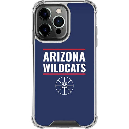 University of Arizona Wildcats Basketball Mark iPhone 14 Pro Clear Case