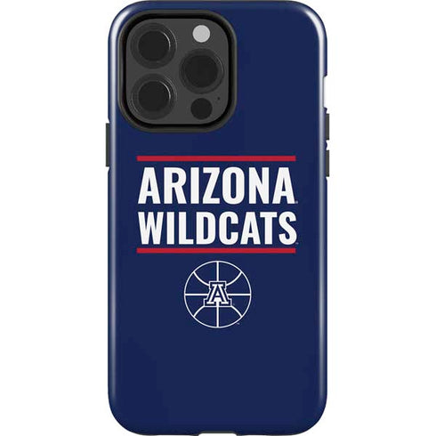 University of Arizona Wildcats Basketball Mark iPhone 14 Pro Impact Case