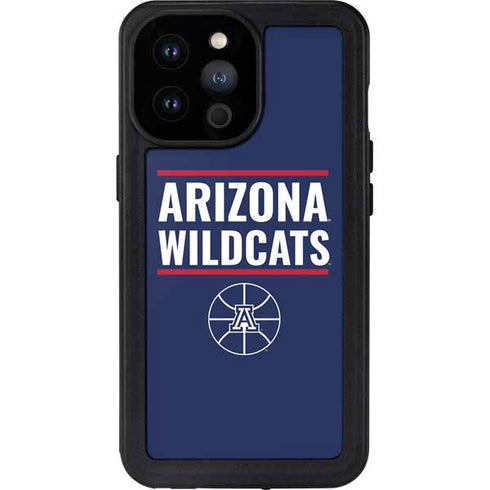 University of Arizona Wildcats Basketball Mark iPhone 14 Pro Max Waterproof Case
