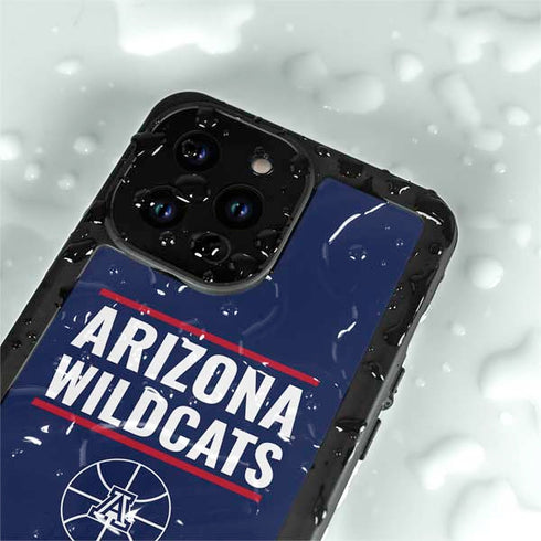 University of Arizona Wildcats Basketball Mark iPhone 14 Pro Waterproof Case
