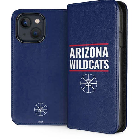 University of Arizona Wildcats Basketball Mark iPhone 15 Folio Case