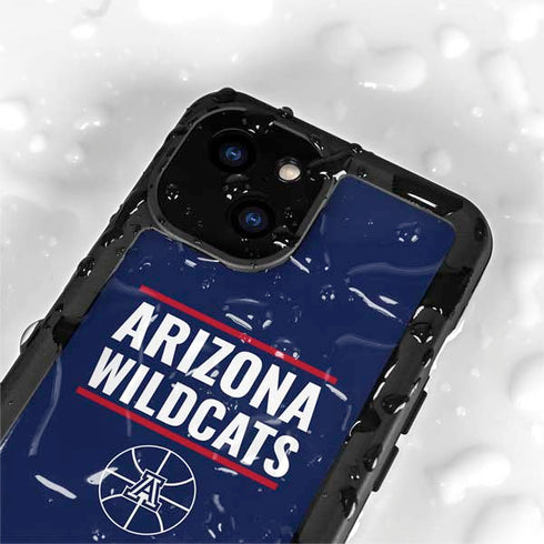 University of Arizona Wildcats Basketball Mark iPhone 15 Plus Waterproof Case
