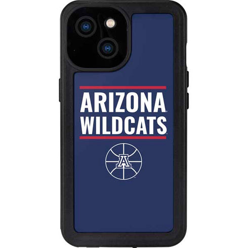 University of Arizona Wildcats Basketball Mark iPhone 15 Waterproof Case
