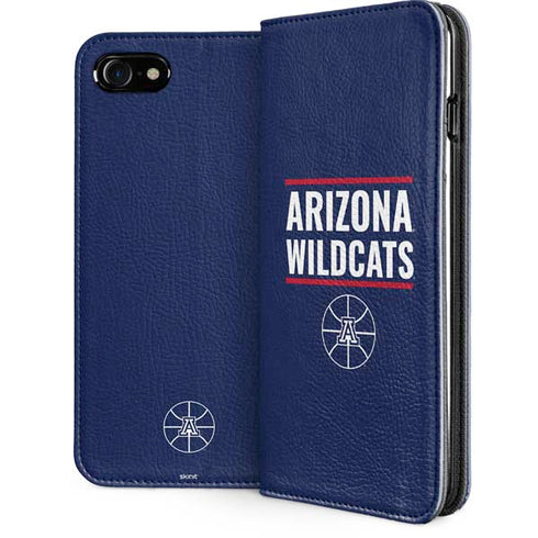 University of Arizona Wildcats Basketball Mark iPhone SE (2nd & 3rd Gen) Folio Case