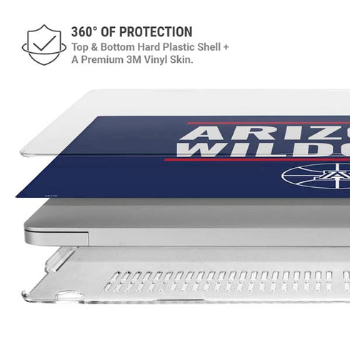 University of Arizona Wildcats Basketball Mark  MacBook Air 15in (2023-2025) Case plus Skin