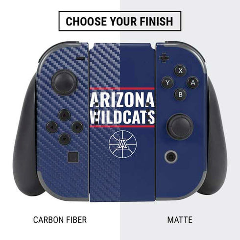 University of Arizona Wildcats Basketball Mark Nintendo Switch Bundle Skin