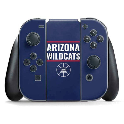 University of Arizona Wildcats Basketball Mark Nintendo Switch (2017-2021) Joy-Con Controller Skin