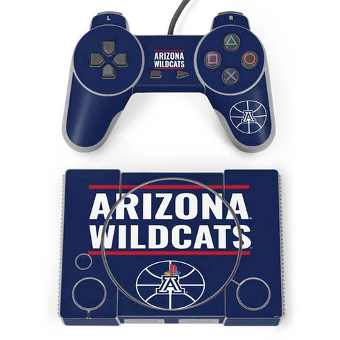 University of Arizona Wildcats Basketball Mark PlayStation Classic Bundle Skin