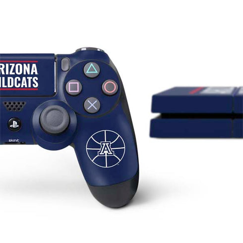 University of Arizona Wildcats Basketball Mark PS4 Console and Controller Bundle Skin