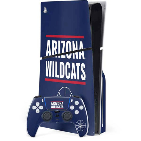 University of Arizona Wildcats Basketball Mark PS5 Slim Disk Bundle Skin