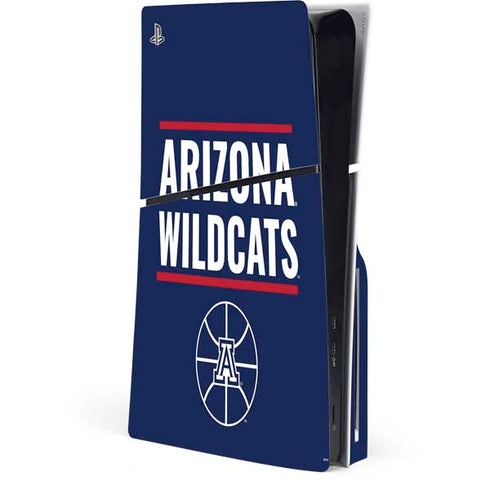 University of Arizona Wildcats Basketball Mark PS5 Slim Disk Console Skin