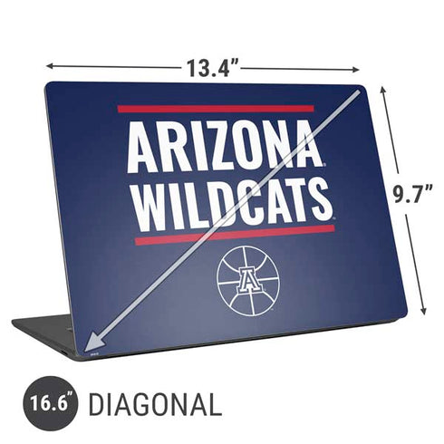 University of Arizona Wildcats Basketball Mark Universal Laptop 16.6in (13.4 x 9.7in) Skin