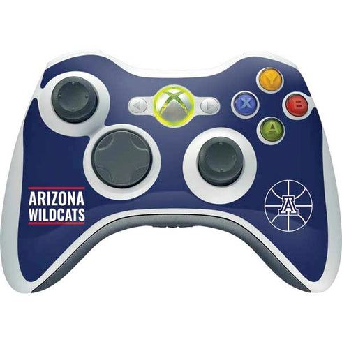 University of Arizona Wildcats Basketball Mark Xbox 360 Wireless Controller Skin