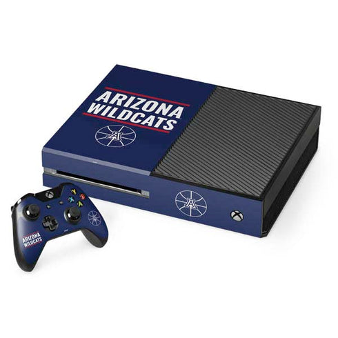 University of Arizona Wildcats Basketball Mark Xbox One Console and Controller Bundle Skin