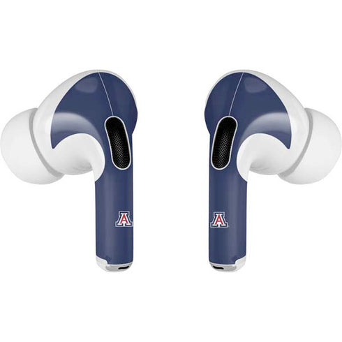 University of Arizona Wildcats Logo Split Blue AirPods Pro 2nd Gen Skin