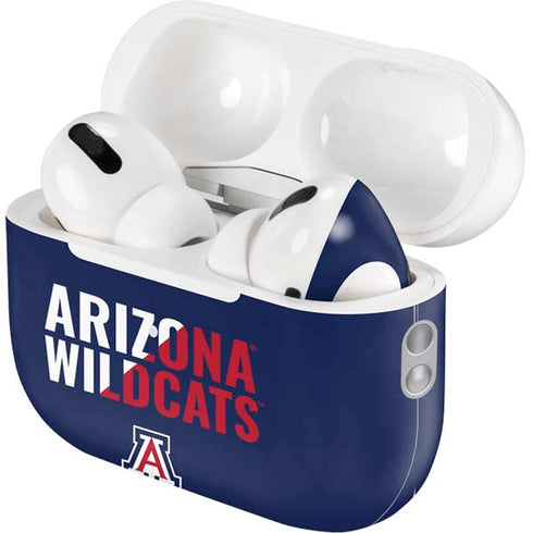 University of Arizona Wildcats Logo Split Blue AirPods Pro 2nd Gen Skin