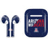University of Arizona Wildcats Logo Split Blue Apple AirPods 2 Skin