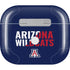 University of Arizona Wildcats Logo Split Blue Apple AirPods (3rd Gen 2021) Skin