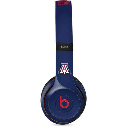 University of Arizona Wildcats Logo Split Blue Beats Solo 2 Wireless Skin