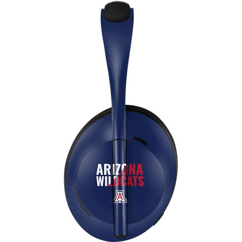 University of Arizona Wildcats Logo Split Blue Bose Noise Cancelling Headphones 700 Skin