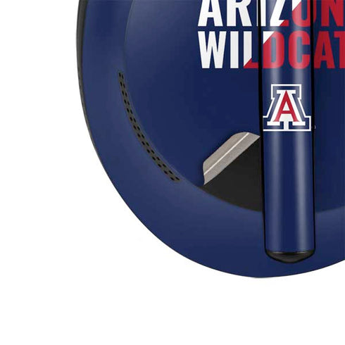 University of Arizona Wildcats Logo Split Blue Bose Noise Cancelling Headphones 700 Skin