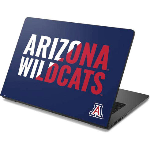 University of Arizona Wildcats Logo Split Blue Dell Chromebook Skin