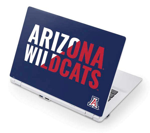 University of Arizona Wildcats Logo Split Blue Acer Chromebook Skin