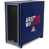 University of Arizona Wildcats Logo Split Blue Corsair 4000D Tempered Glass Mid-Tower ATX Case Skin