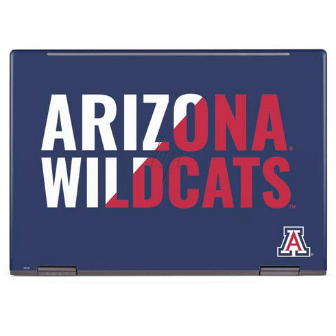 University of Arizona Wildcats Logo Split Blue HP Envy Skin