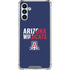 University of Arizona Wildcats Logo Split Blue Galaxy A13 5G Clear Case