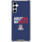 University of Arizona Wildcats Logo Split Blue Galaxy A14 5G Clear Case