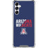 University of Arizona Wildcats Logo Split Blue Galaxy A14 5G Clear Case