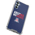 University of Arizona Wildcats Logo Split Blue Galaxy A14 5G Clear Case