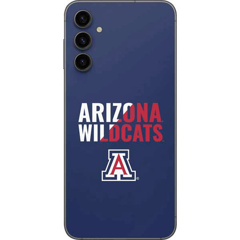 University of Arizona Wildcats Logo Split Blue Galaxy A14 5G Skin