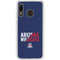 University of Arizona Wildcats Logo Split Blue Galaxy A20 Clear Case