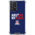 University of Arizona Wildcats Logo Split Blue Galaxy A52 5G Clear Case