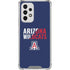 University of Arizona Wildcats Logo Split Blue Galaxy A53 5G Clear Case