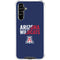 University of Arizona Wildcats Logo Split Blue Galaxy A54 5G Clear Case