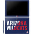 University of Arizona Wildcats Logo Split Blue Galaxy Book 12in Skin