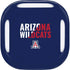 University of Arizona Wildcats Logo Split Blue Galaxy Buds Live Skin