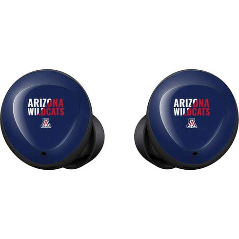 University of Arizona Wildcats Logo Split Blue Galaxy Buds Skin