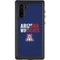 University of Arizona Wildcats Logo Split Blue Galaxy Note 10 Waterproof Case