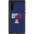 University of Arizona Wildcats Logo Split Blue Galaxy Note 10 Waterproof Case