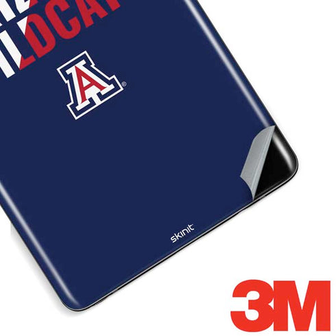 University of Arizona Wildcats Logo Split Blue Galaxy Note 8 Skin