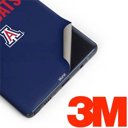 University of Arizona Wildcats Logo Split Blue Galaxy Note 9 Skin