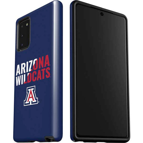 University of Arizona Wildcats Logo Split Blue Galaxy Note20 5G Pro Case
