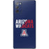 University of Arizona Wildcats Logo Split Blue Galaxy Note20 5G Skin